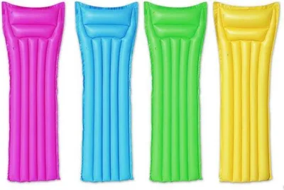 Zdjęcie produktu dla Materac dmuchany Bestway "Matte Finish", 183x69 cm - 4 kolory (różowy, zielony, żółty, niebieski); 44007