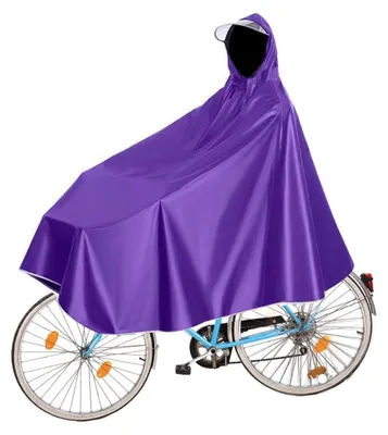 Imagen del producto de Omgoods: Poncho impermeable para bicicleta y scooter. Chaqueta impermeable para actividades al aire libre