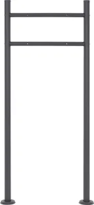 Obrázek produktu pro Volně stojící stojan na poštovní schránky ML-Design, 55x120x9 cm, antracitová barva, z nerezové oceli