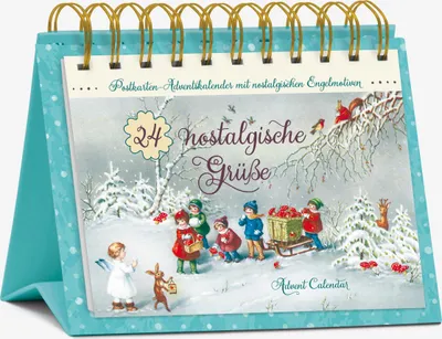 Produktbild von Postkarten-Adventskalender "24 nostalgische Grüße"