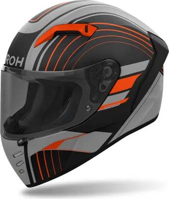 Immagine prodotto di Casco Airoh Connor Achieve, nero opaco/grigio/arancio, XL (61/62)