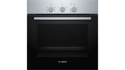 Bosch Serie 2 HBF011BR0 Backofen Elektrischer Ofen 66 l 3300 W A Schwarz, Edelstahl