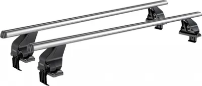 Barres De Toit Aluminium Pour Skoda Scala 2019-2024 - Lot De 2, Montage Adhésif, Argenté