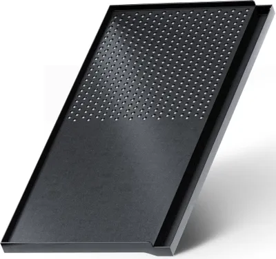 Produktbild von Grillplatte Aufsatz eckig 45x24, antihaftbeschichtete Grillpfanne, BBQ Camping Zubehör