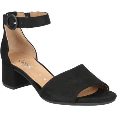 Produktbild von Gabor Sandalette 902.17, Rauleder, Schwarz, Damen