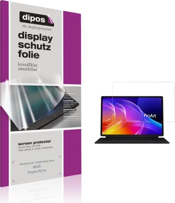 Produktbild von 2x Schutzfolie für ASUS ProArt PZ14 klar Displayschutzfolie Folie Display Schutz dipos