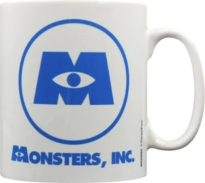 Immagine prodotto di Monsters Inc - Tazza da caffè, logo PM1709 (taglia unica) (bianco/blu)