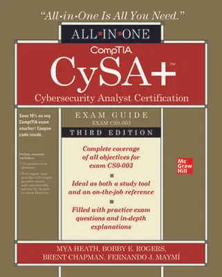 Zdjęcie produktu dla CompTIA CySA+ Cybersecurity Analyst Certification All-in-One Exam Guide, Third Edition (Exam CS0-003)
