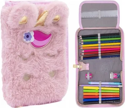 Produktbild von AstraBAG FLUFFY UNICORN Flip-Flap-Federmppchen mit Mine, AC11, 503024084