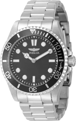 Obrázek produktu pro Invicta Pro Diver 49703 Pánské Hodinky - Quartz Hnutí - Nerezová Ocel s Šedým Ciferníkem - 43 mm