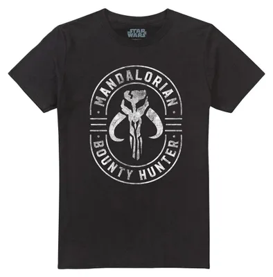 Produktbild von Star Wars Mandalorian - T-Shirt für Herren/Damen Uni TV35033 (L) (Schwarz)