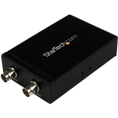 Produktbild von StarTech.com SDI auf HDMI Konverter - 3G-SDI zu HDMI Adapter mit SDI Loop-Through, Schwarz, 0 - 40 °C, -10 - 60 °C, 100 mm, 70 mm, 25 mm