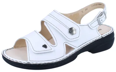 Produktbild von FINN COMFORT Milos Damen Sandale weiss Glattleder - Größe: 42