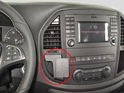 Produktbild von Brodit ProClip Fahrzeughalter 855197 - Mittelbefestigung- NUR für Automatikgetriebe - Mercedes Benz Vito 15-23, Mercedes Benz Vito 15-21