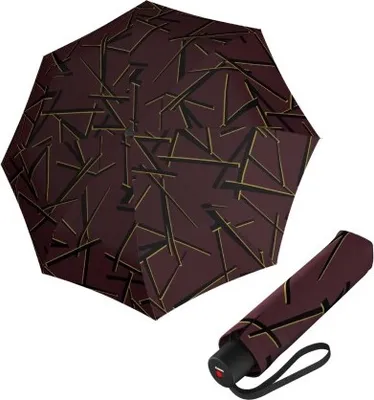 Obrázek produktu pro Knirps KNIRPS A.050 MEDIUM Kombat chianti - elegantní dámský skládací deštník