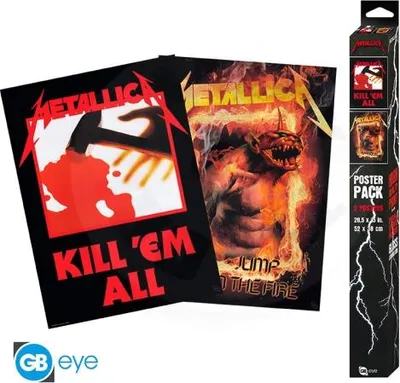 Immagine prodotto di METALLICA - Set di 2 poster Chibi 52x38 - Kill'Em All/Fire Guy