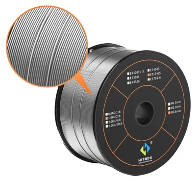 Image de Fil fourré, diamètre 0,8 mm, poids 1 kg, E71T GS, 0,8 mm