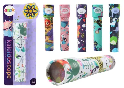 Zdjęcie produktu dla Leantoys Kalejdoskop – zdjęcia dzieci w kolorach „Biały łabędź”