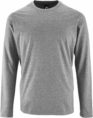 Immagine prodotto di SOLS T-shirt uomo Imperial, manica lunga PC2905 (L) (grigio screziato)