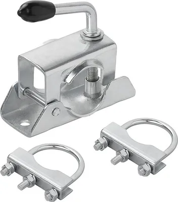 Productafbeelding van Klembeugel voor steunwiel, diameter 48 mm, plus 2 stuks U-beugels voor montage