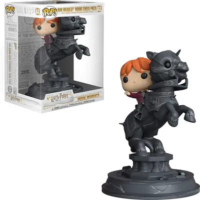 Produktbild von Funko Harry Potter Sammelfigur Ron Weasley Riding Chess Piece Vinyl 21 cm 580g #82 in Fensterbox