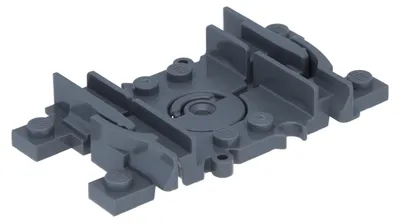 Produktbild von LEGO Dunkelgrau Eisenbahn, Track Plastic Flexible Segment (88492c00) – neu