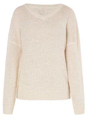 Produktbild von LYNNEA damen pullover - cremig,L