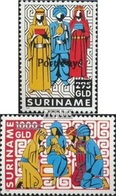 Produktbild von Briefmarken Suriname 1996 Mi 1577-1578 (kompl.Ausg.) postfrisch Freimarken