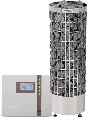 Zdjęcie produktu dla Zestaw pieców do saun Harvia Cilindro PC90E 9,0 kW – zestaw z modelami ECON D2, ECON D3, ECON D4
