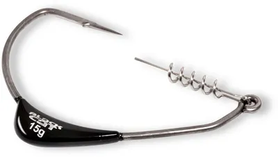 Produktbild von Black Cat Mega-Offset-Haken DG 12/0 - Jighaken, Gewicht:10g