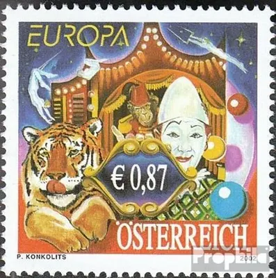 Produktbild von Briefmarken Österreich 2002 Mi 2376 (kompl.Ausg.) postfrisch Zirkus