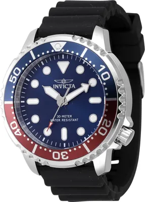 Obrázok produktu pre Invicta Pro Diver 47222 - Pánske Náramkové Hondiky - Quarz - Nerezová oceľ  s modrým ciferníkom - 48mm