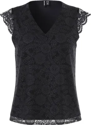 Produktbild von Pieces Olline ärmellose Bluse Schwarz L Frau Schwarz L