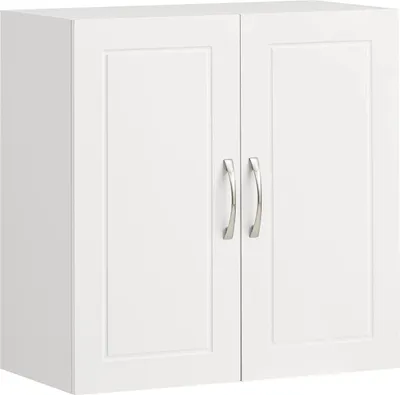 Immagine prodotto di SoBuy Armadietto da bagno sospeso - Armadietto per medicinali - Armadietto per cosmetici - Armadietto da bagno sospeso - Armadietto a muro per bagno - Bianco