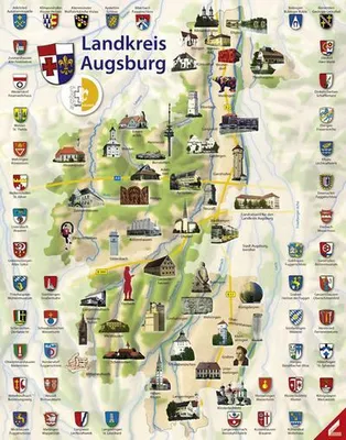 Produktbild von Puzzle Landkreis Augsburg