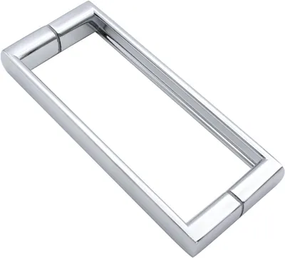Zdjęcie produktu dla Uchwyty do drzwi prysznicowych, cynk, długość 156 mm, zestaw dwusztukowy, do kabiny prysznicowej