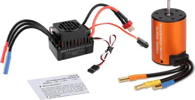 Obrázek produktu pro GoolRC Upgrade Vodotěsný 3650 3900KV střídavý motor s 60A ESC Combo Set pro 1/10 RC Car Truck