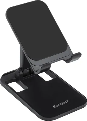 Image de Earldom ET-EH86 Support universel pour téléphone et tablette blanc antidérapant - noir