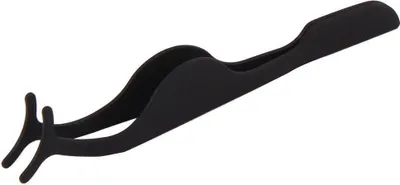 Produktbild von Schwarze Edelstahl Wimpernpinzette