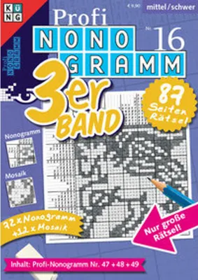 Obrázok produktu pre Profi-Nonogramm 3er-Band Nr. 16