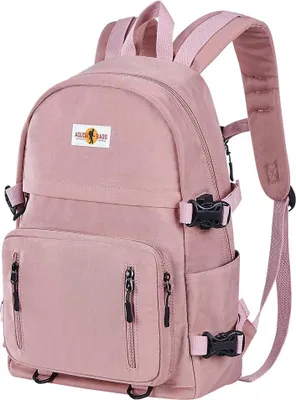 Produktbild von Rucksack Mädchen Teenager Jungen Schulrucksack mit USB Laptop Schulranzen Leichtgewicht Schultaschen für Damen Herren, Rosa