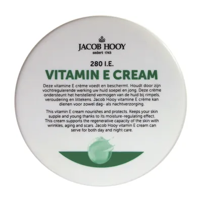 Produktbild von Jacob Hooy Vitamin-E-Creme (140 ml)