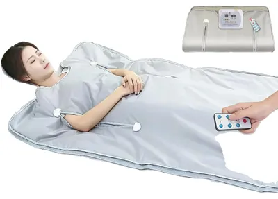 Obrázek produktu pro Saunová deka, design s rukávy, termální vyhřívání, kontaktní styl-a