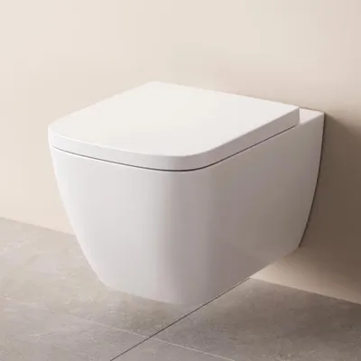 Produktbild von AM.PM Design Hänge-WC spülrandlos Aquaspin Toilette inkl. WC Sitz mit Softclose Absenkautomatik