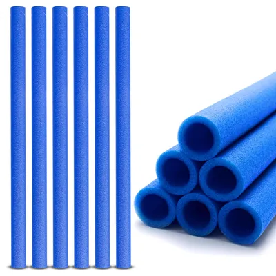 Produktbild von 12x Trampolin Stangenschutz Schaumstoff 92 cm – PE Polster für Trampolinstangen bis 30 mm – UV-beständig & wasserfest, blau