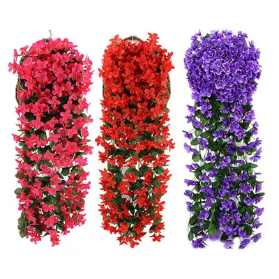 Zdjęcie produktu dla Hangyplant – 85 cm sztuczna roślina wisząca, realistyczne liście, naturalny wygląd