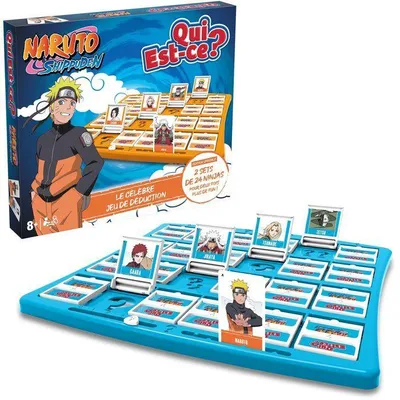 Produktbild von WER IST ES? Naruto Shippuden – Brettspiel – GEWINNSPIELE – Ab 8 Jahren