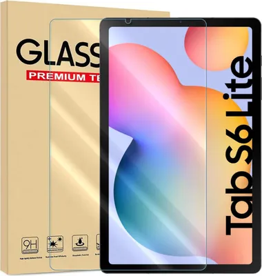 Produktbild von Panzer Folie für Samsung Galaxy Tab S6 Lite 2020 Echt Glas Displayschutzfolie Transparent Glasfolie 9H Härtegrad Schutzglasfolie