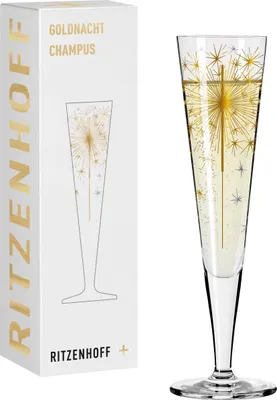 Produktbild von Goldnacht Champagnerglas #5 Von Petra