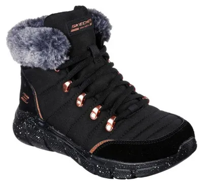 Produktbild von Skechers BOBS B Flex – Jolly Darling 117339-BBK Damen Winterstiefel Schwarz Memory Foam 39,5 EU